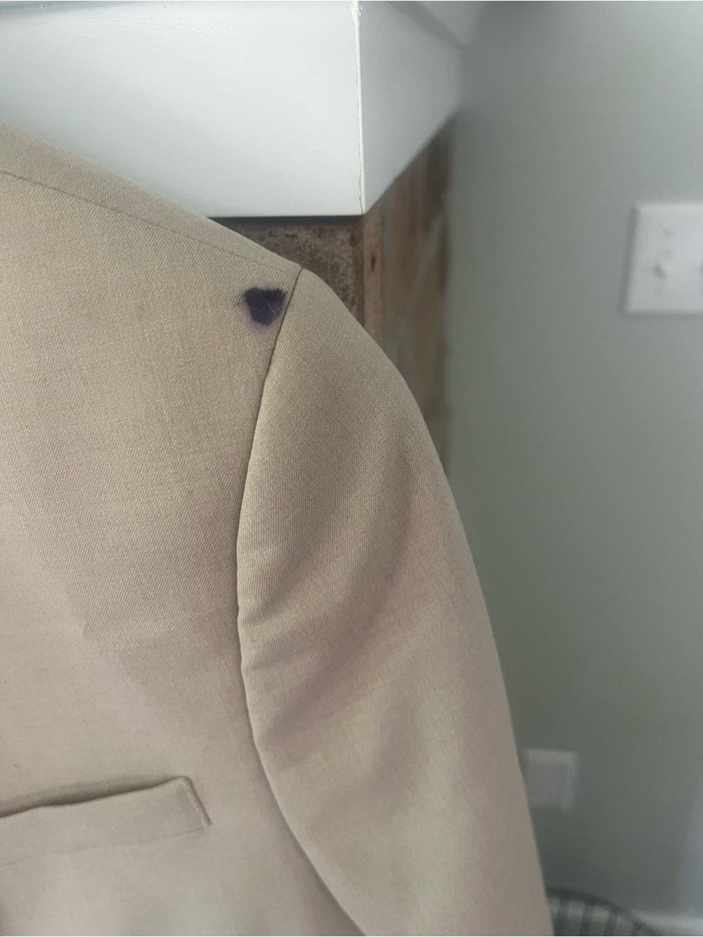 Topman Beige Shawl Collar Blazer - Picture 3 of 5